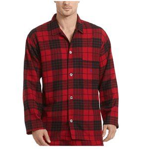 Polo Ralph Lauren Men's Red Plaid Flannel Sleep Shirt Pajama Top Sizes